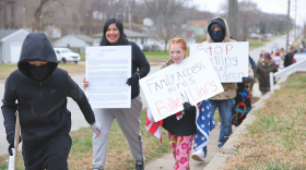 People walking for the Memorial March of the Lost Children
