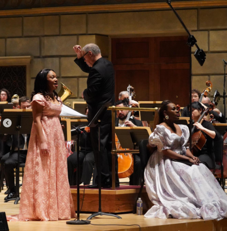 Sopranos Emma Grace Wade and Kearstin Piper Brown with Jeff Tyzik and the RPO