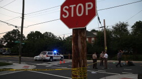 E. Monroe Ave. remains closed in front of the Eugene Simpson Field, the site where a gunman opened fire June 15, 2017 in Alexandria, Virginia. Multiple injuries were reported from the instance, the site where a congressional baseball team was holding an early morning practice, including House Majority Whip Steve Scalise, who was shot in the hip. (Mark Wilson/Getty Images)