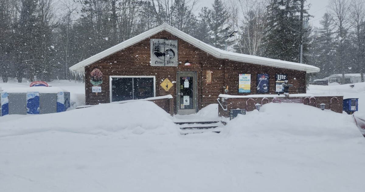 Not everything's closed: northern Michigan braves winter storm