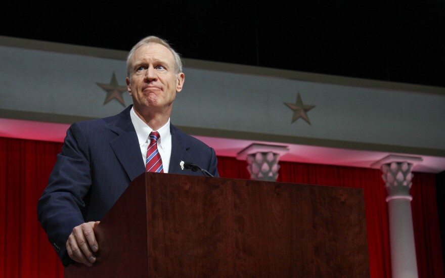 Bruce Rauner at Inauguration 2015