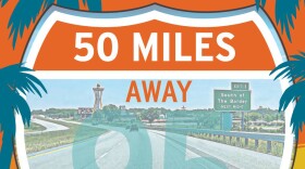 Part of “50 Miles Away” poster.