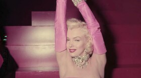 Actress Marilyn Monroe in a publicity shot for the 1953 musical, "Gentlemen Prefer Blondes." (Via WikiCommons)
