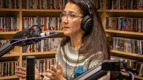 U.S. Rep. Mary Peltola joined host Lori Townsend on Talk of Alaska for a discussion about the issues facing Alaskans on April 4, 2023 (Matt Faubion/AKPM)