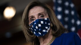 House Speaker Nancy Pelosi, D-Calif., on Capitol Hill last month. The House voted Monday to increase direct payments to Americans above what is provided in the COVID-19 relief legislation President Trump signed on Sunday.
