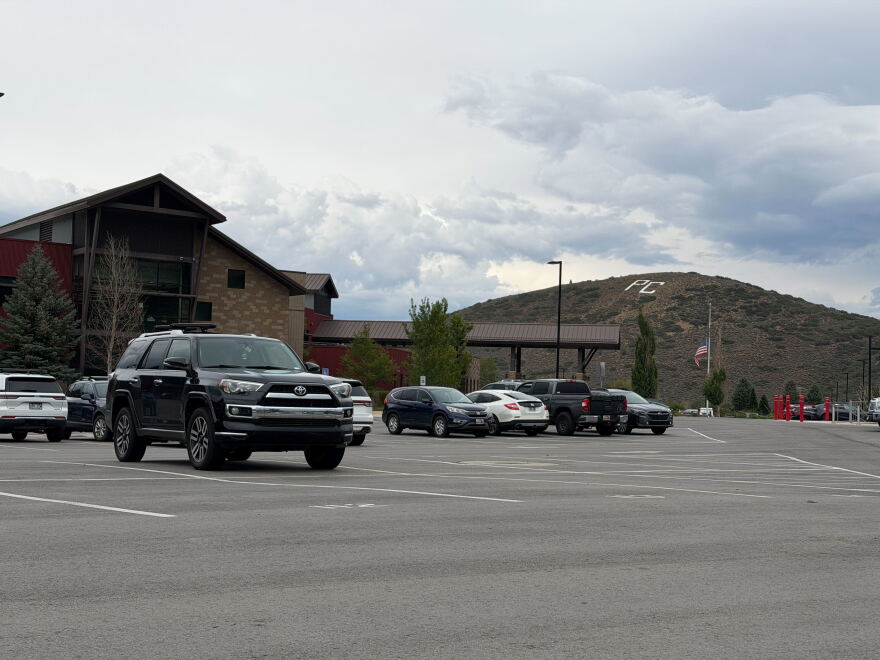 Park City High School parking lot