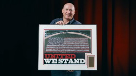 In the days after the Sept. 11, 2001, terrorist attacks, thousands of Tucsonans came together at Tucson Electric Park, now known as Kino Stadium, to form a human American flag. David Sanders was the photographer who captured the iconic local image.
