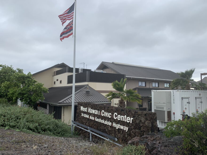 West Hawaiʻi Civic Center in Kailua-Kona on Hawaiʻi Island on Friday, Oct. 9, 2026.