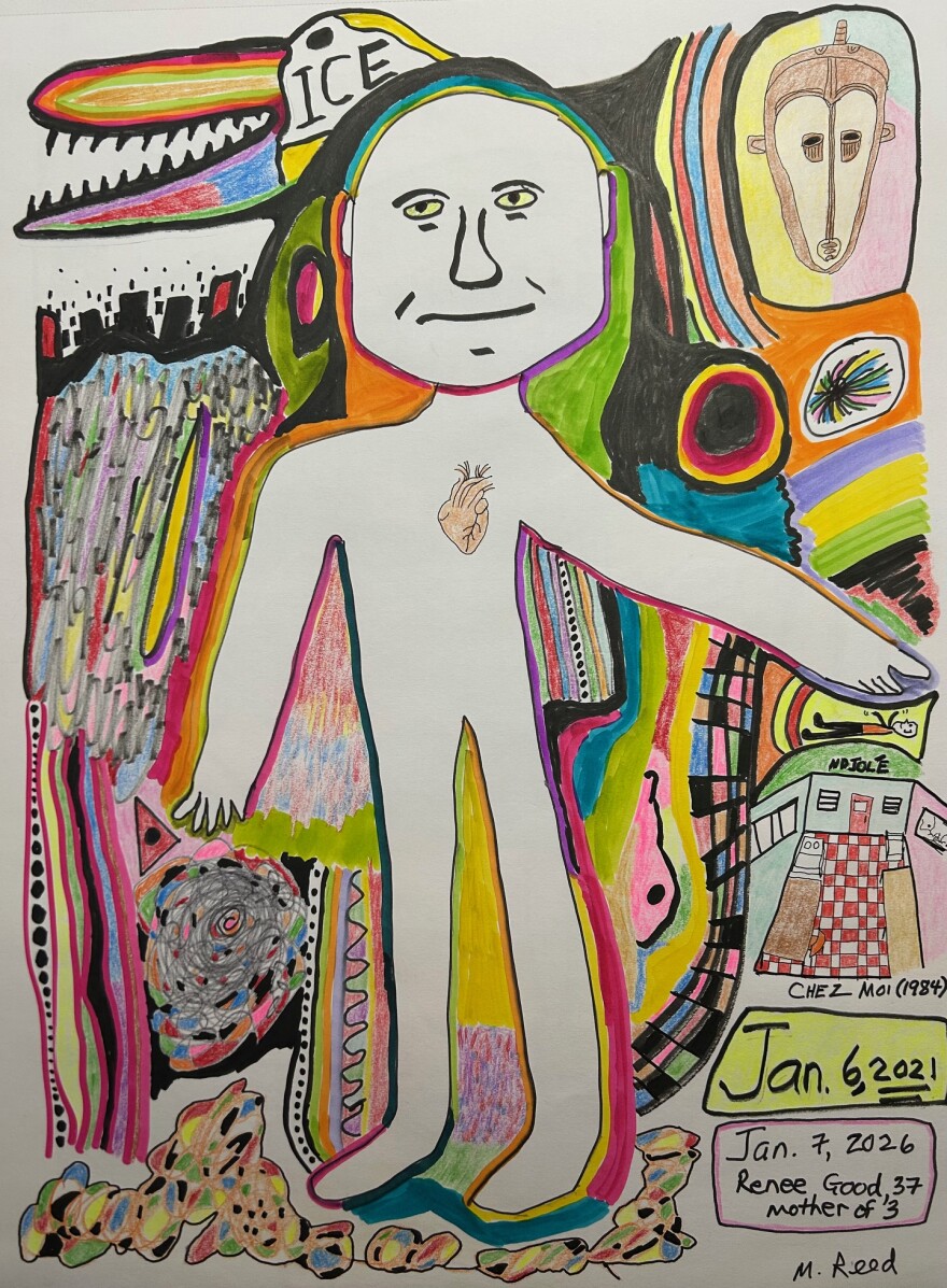 One of Michael Reed's latest cartoons