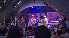A band performs on the main stage during the 2026 Blissfest music festival. (Photo courtesy of Rachel Graham)