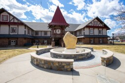 The Ostego County Building in Gaylord Michigan.