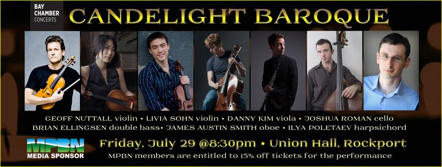 Bay Chamber Concerts' Candlelit Baroque image