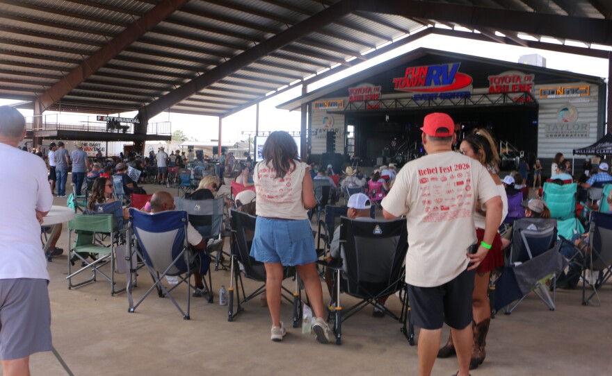 Attendees of the 5th Annual Robert Ybarra Rebel Fest during the auction portion of the event. Photo by Allison Diaz.
