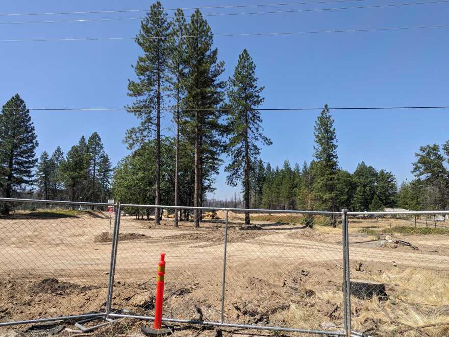 The future site of the new Berry Creek Elementary School building on Aug. 30, 2023. School officials hope to have it open by the fall of 2024.