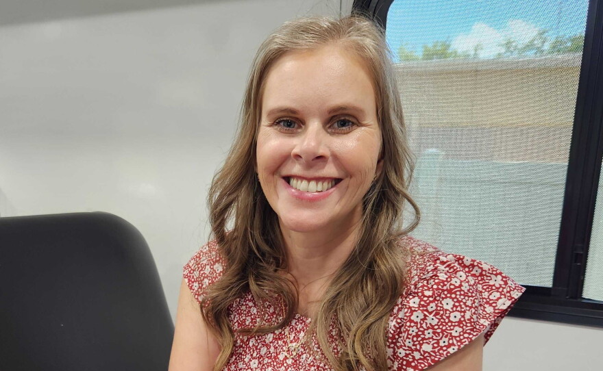 Catherine Garrett received more than 100 units of life saving blood.