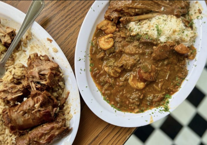 Two Sisters in Treme serves traditional soul food plate lunches in New Orleans.