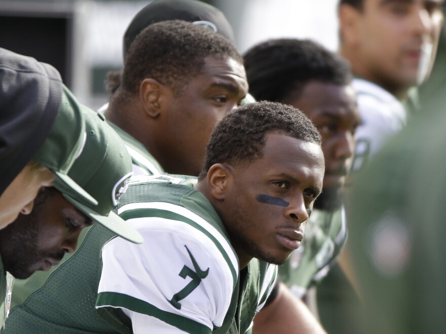 New York Jets quarterback Geno Smith will have surgery after a teammate broke his jaw in a locker room altercation Tuesday.