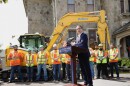 Gov. Josh Shapiro announces a $20B investment by Amazon in Pennsylvania data centers in Salem Township and Falls Township.