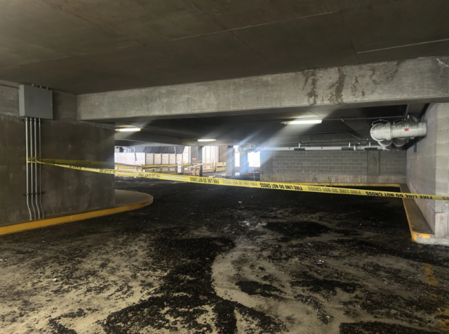 The 2nd floor of the Muhammad Ali Center's parking garage caught fire on September 18. Associated smoke damage caused the Center to close its doors to the public.