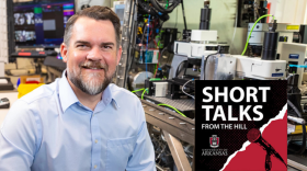 Hugh Churchill, professor of physics and director of the Arkansas Materials Institute