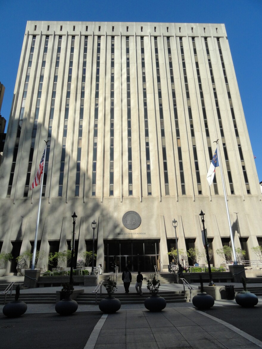 Wake County Courthouse in Raleigh, NC.