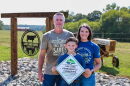Landowners Tyler and Meghan Forrest said they wanted to conserve the property to ensure their son Luke and future generations could enjoy it.