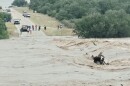 Goat Creek damage to railing. July 16, 2026