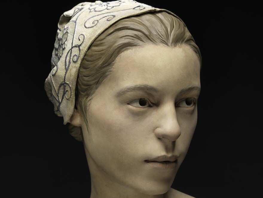 This forensic facial reconstruction shows what the 14-year-old, nicknamed "Jane," may have looked like. Scientists say the remains found at Jamestown are evidence of cannibalism over the winter of 1609-1610.