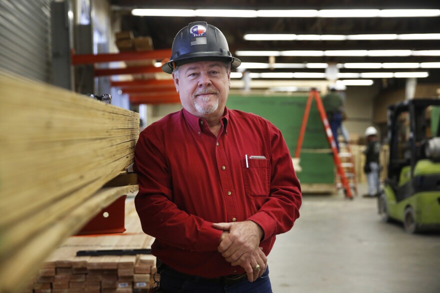 "There's a huge demand," says Tony Chaffin, who leads the construction program at Texas State Technical College.