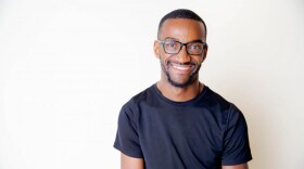 Johnson Simon, a painter and professor who has cerebral palsy, had his career plan interrupted by the coronavirus pandemic.