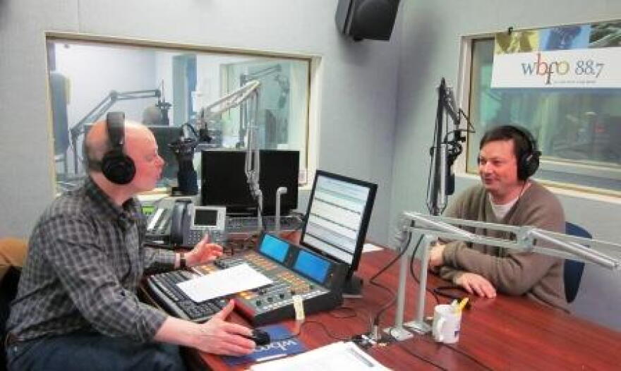 WBFO's Christopher Jamele and Artvoice Editor Geoff Kelly