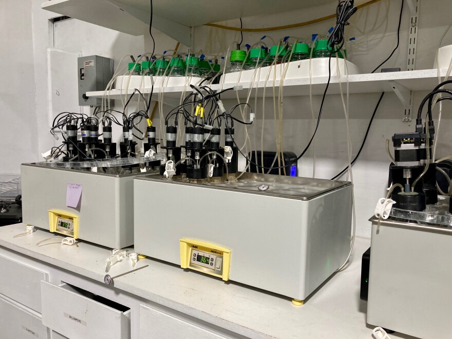 Laboratory equipment at Digester Doc in Boise