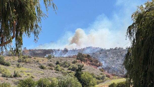 Sandy Fire from Sandy Ave