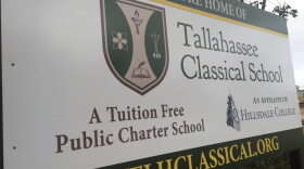This sign for Tallahassee Classical School is up on the property where its future facility will be, off of Blairstone Road and Orange Avenue in Southeast Tallahassee.