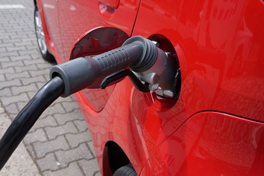 HAdeMO fast charger plugged into a Peugeot iOn