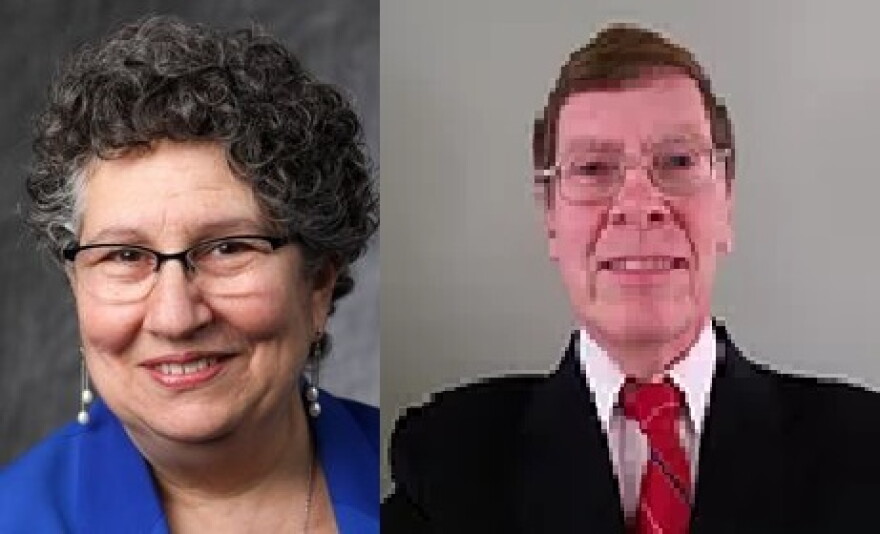 Democrat Jacqualine Berger (left) and Republican Ray Herman. 