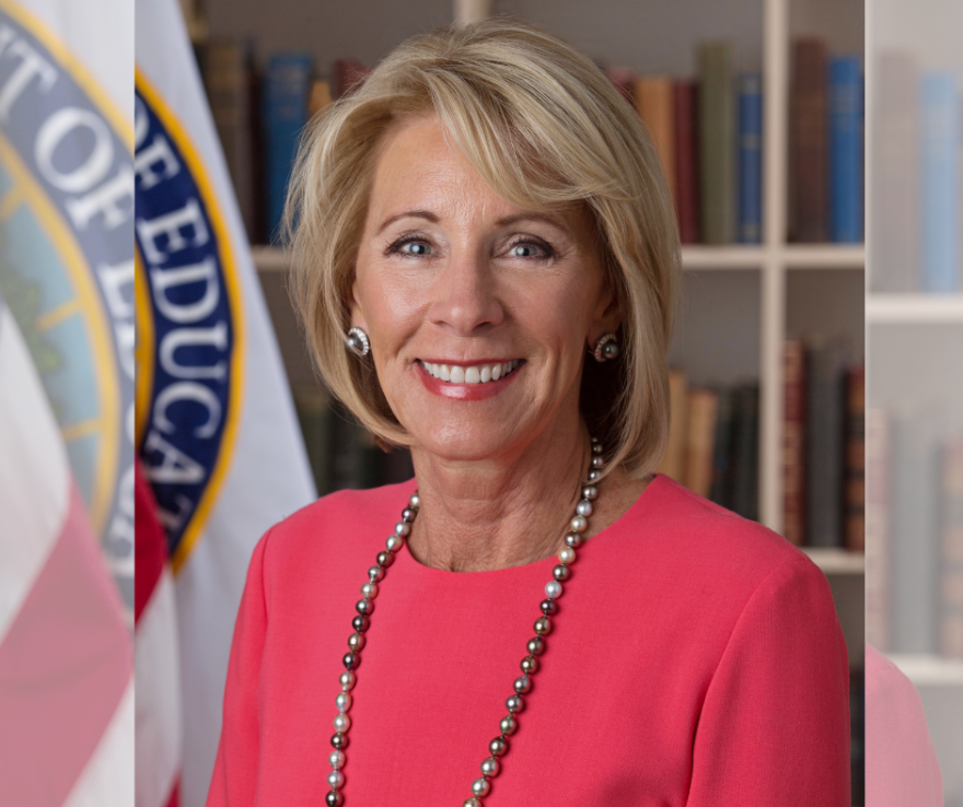 Michigan's Betsy DeVos announced January 7 that she would resign as U.S. Secretary of Education. That makes her the second Cabinet member to resign from President Donald Trump's administration in the aftermath of the attempted insurrection at the U.S. Capitol on January 6.