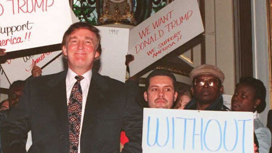Donald Trump at the Plaza Hotel in New York in 1994.