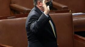Tim Blodgett, being sworn-in at the House of Representatives on Monday, January 11, 2021 as the new Sergeant-at-Arms