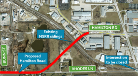 Map of Hamilton Road
