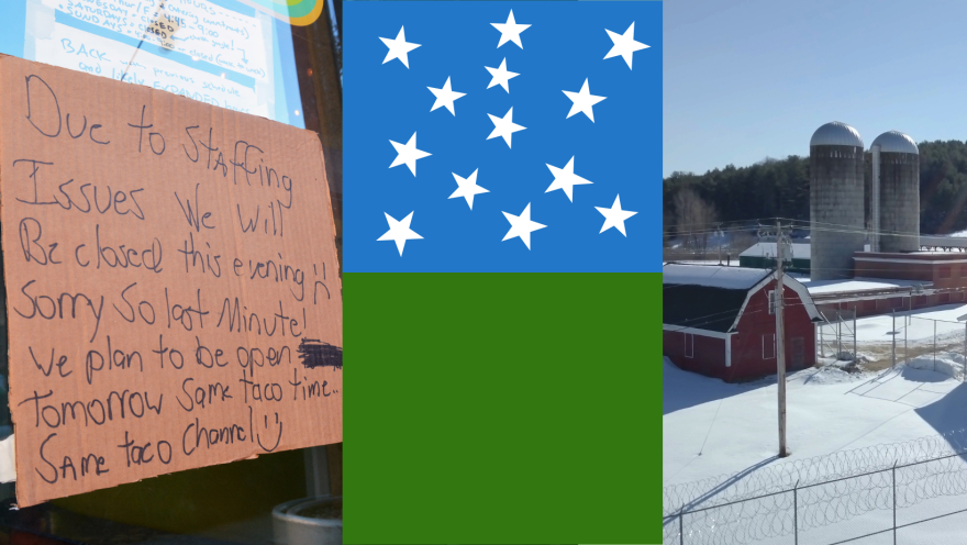 What question should "Brave Little State" answer for an upcoming episode? Our finalists are questions about staffing shortages, the flag of the Green Mountain Boys, and Vermonters sent to out-of-state prisons.