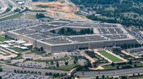 FILE - The Pentagon is seen from the air, July 15, 2026, in Washington.