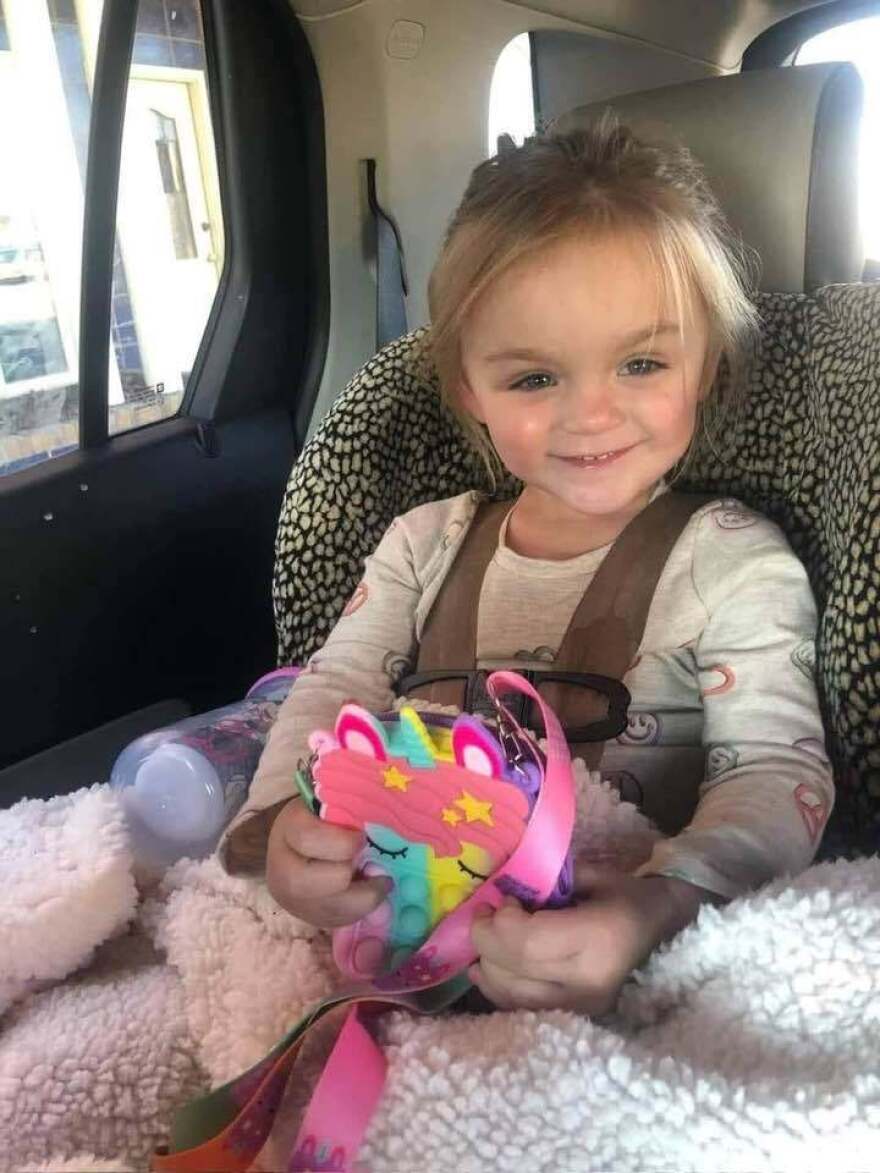 Two-year-old Clesslyn Crawford loved swimming and watching Mickey Mouse Clubhouse.