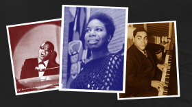 Ray Charles, Nina Simone, and Fats Waller (from left to right) became stars for their singing and piano playing . (ABC Records, Ron Kroon/Afefo, Alan Fisher)