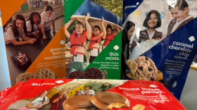 Variety of Girl Scout Cookies