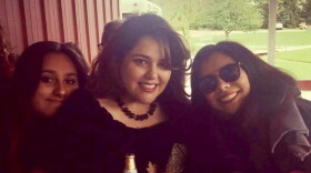 Vanessa Cruz (center) with her daughters, Angelica (left), and Viviana (right) has been fighting COVID-19 and misinformation for most of 2020. 