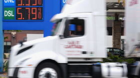 Diesel prices are displayed at a gas station, Friday, Sept. 4, 2026 in Minneapolis.