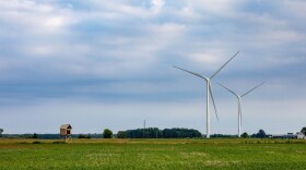 Windmill farm in Michigan