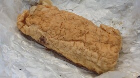 They dropped the bread in the Meat Juice. On purpose.