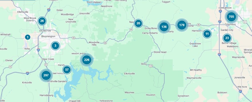 Duke energy outage map